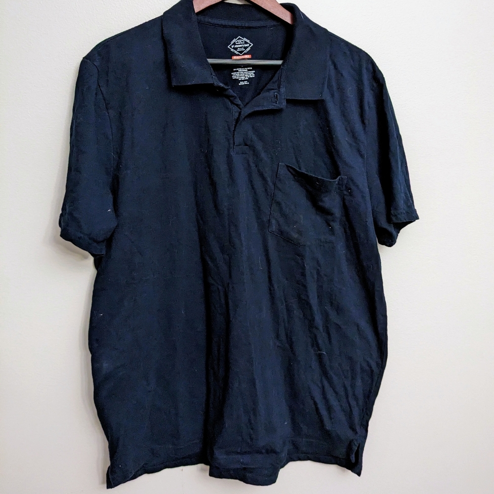 Men's Navy Polo Large